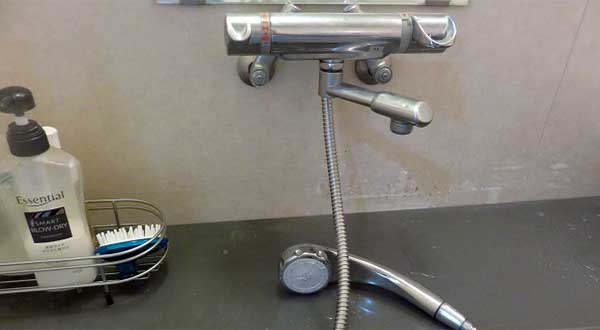 浴室シャワー水栓の交換
